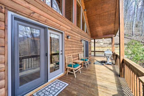 Picturesque Nc Cabin With Fire Pit And Mtn Views!