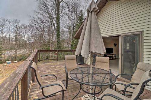 Lake Harmony Abode With Deck And Grill - Walk To Lake!