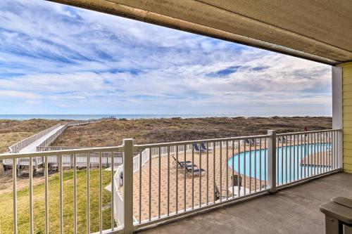 Apartamento Beachfront Port Aransas Condo With Ocean Views!