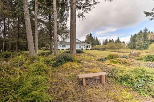 Willapa Bay Hideaway With 5 Acres And Water Views