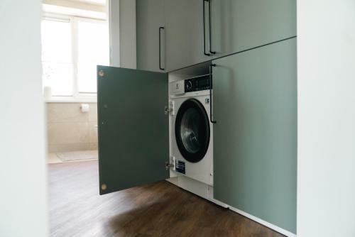 Grey Green Cozy Apartment