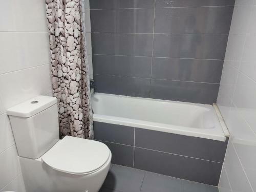 Comfortable Apartment In Piles With Shared Swimming Pool