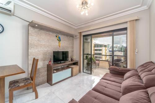 Apartamento Lindo Apto Central Com Churrasqueira.