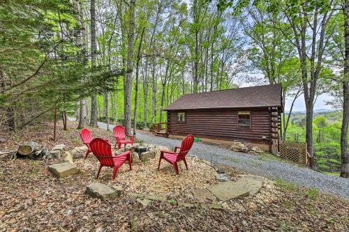 Blue Ridge Cabin With Mountain Views And Fire Pit