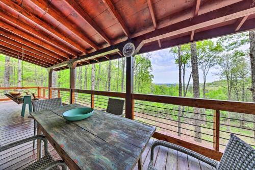 Blue Ridge Cabin With Mountain Views And Fire Pit