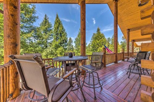 Quiet Ruidoso Cabin Wraparound Deck And Grills