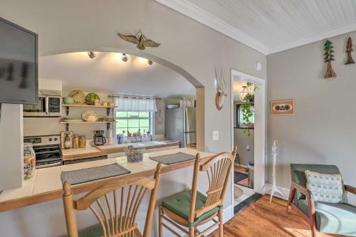Stylish Asheville Home With Backyard And Fire Pit
