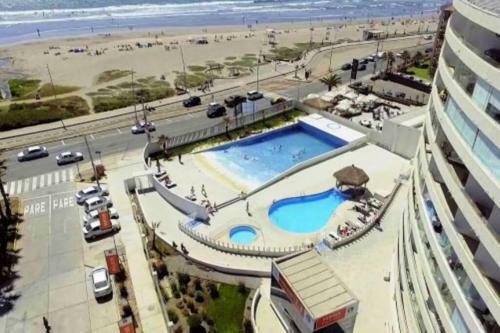 Apartamento Piscina Temperada, Orilla Playa, Depto Nuevo