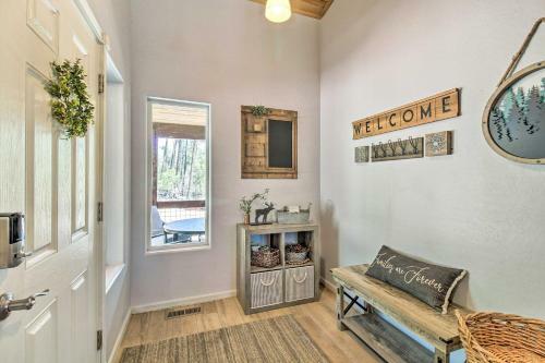 Modern Show Low Cabin Retreat With Deck And Grill