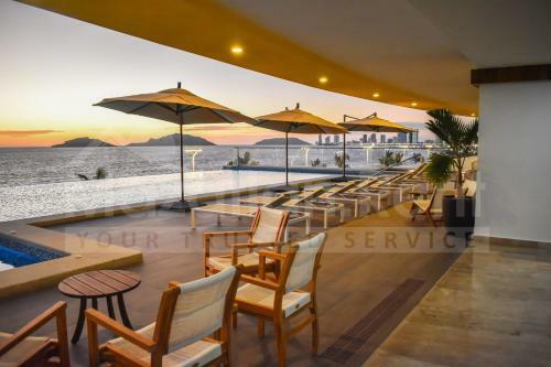 Sunset View Frente Al Mar!!