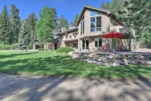 Stunning Evergreen Mountain Home On Private Stream