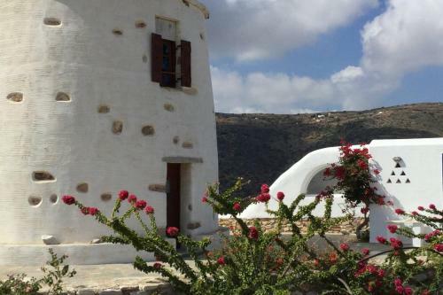 Stunning Traditional Windmill Paros Island Greece