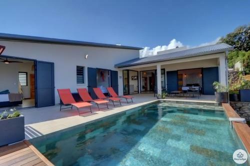 Villa A�na - Piscine Chauff�e - Vue Mer - Saint Leu