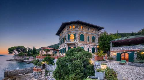 Beachfront Villa Belmond Lovran With Pool And Private Beach