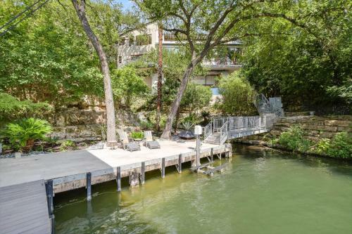 The Above Waterfalls On Lake Austin