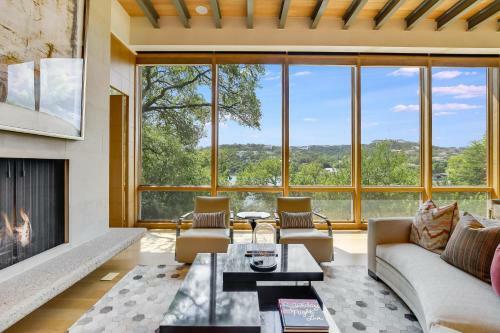 The Above Waterfalls On Lake Austin