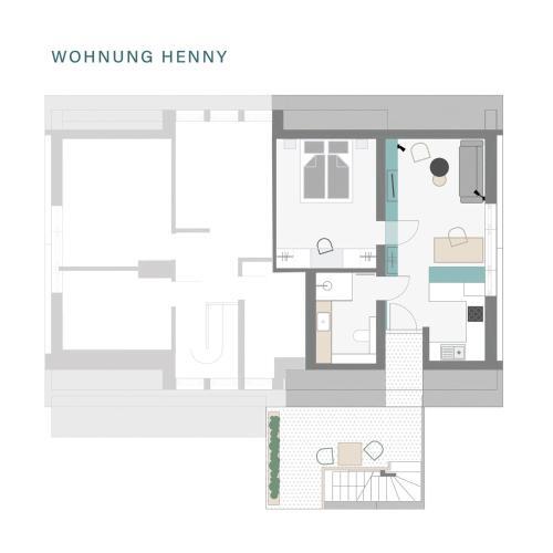 Apartamento Ferienwohnung Henny
