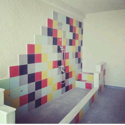 A House For 6 At Vromolithos Colorful