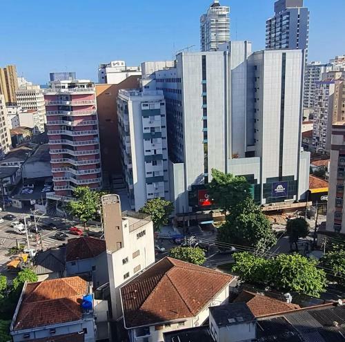 Apartamento Flat No Gonzaga Com Estacionamento Incluso