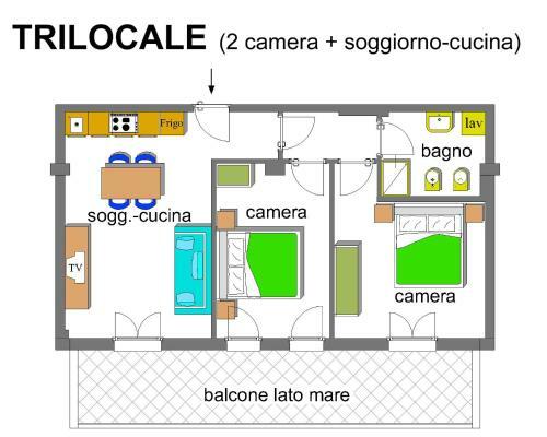 Apartamento Residence I Delfini
