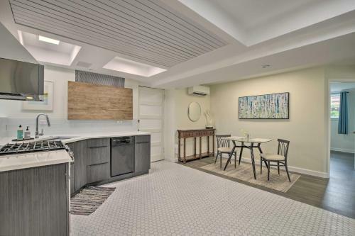 Apartamento Stylish, Bright Garden-level Apt With Fireplace