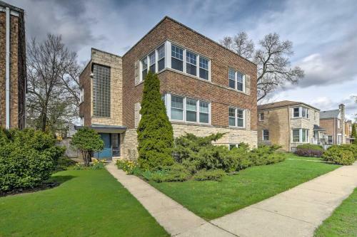 Apartamento Stylish, Bright Garden-level Apt With Fireplace