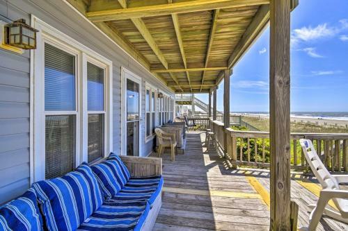 Oceanfront Retreat With Holden Beach Access!