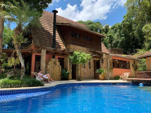 Casa Da Montanha Com Muita Natureza