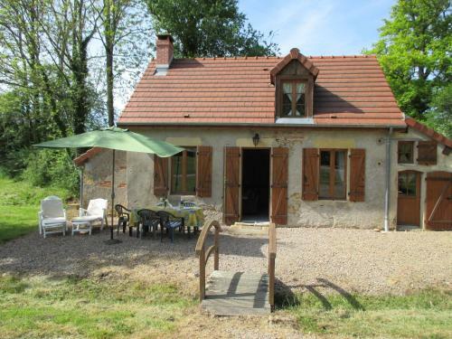 Small Burgundy House For Nature Lovers