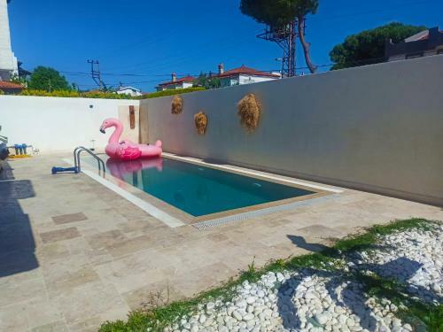 White Stone Villa With Pool