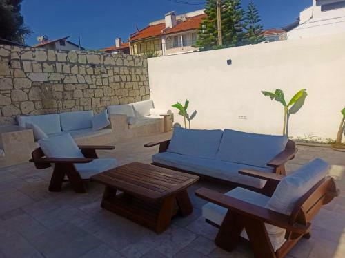 White Stone Villa With Pool