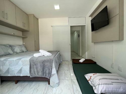 Apartamento Ma13 - Kitnet Super Completa Com Ar Condicionado E Vista Big Wheel, Garagem