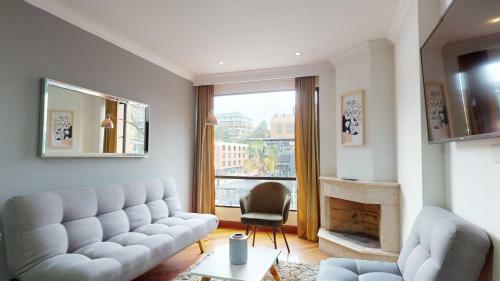 Apartamento Acogedor Apto A 1 Min de Parque La 93