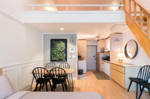Apartamento Hongdae Studio Duplex #8 Lovely