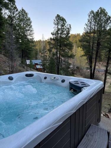 The A On Red Field, Hot Tub, Tesla Charger, A/c
