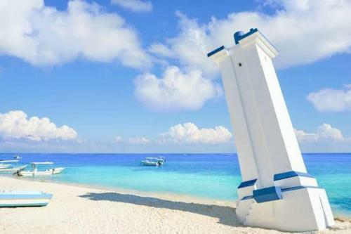 Residencia Con Alberca En Puerto Morelos, Wifi AC