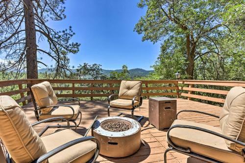 Scenic Escape Fire Pit, Lake Arrowhead Views