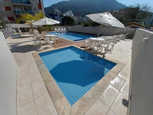 Apartamento Praia Da Enseada, Com Lazer Total.