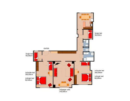 Apartments With 2 Bathrooms