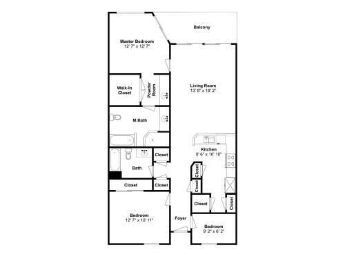 Apartamento Water's Edge #612
