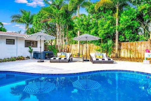 Chic Pool Oasis Getaway