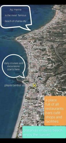 Apartamento Playia Central Studio One Platanias