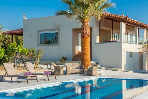 Vineyard Pool Villa Sea View Crete