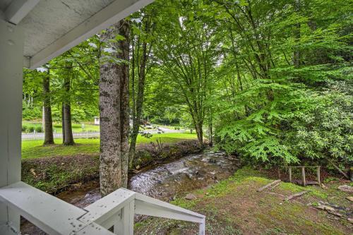Tranquil Creekfront Bryson City Home With Grill
