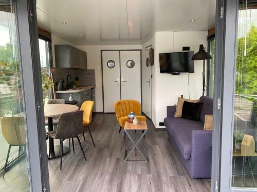 Modern House Boat In Monnickendam With Jetty