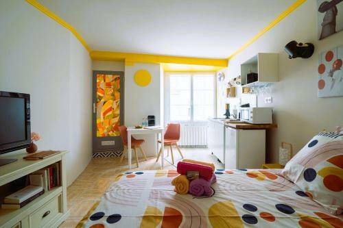 Apartamento Superlogis Blois-hypercentre Le Pitaya-studio???