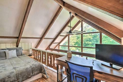 Chic Sky Valley A-frame Cabin With Pool Access!