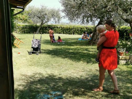 Inviting Tent Lodge In Massignano With Shared Pool