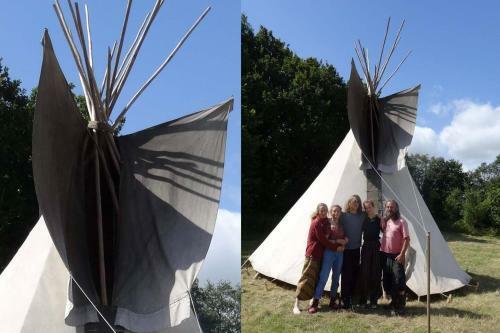 Eco Project Tipi In Permaculture Community