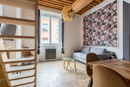Apartamento Studio Grande Rue de Vaise -duplex -quai de Sa�ne